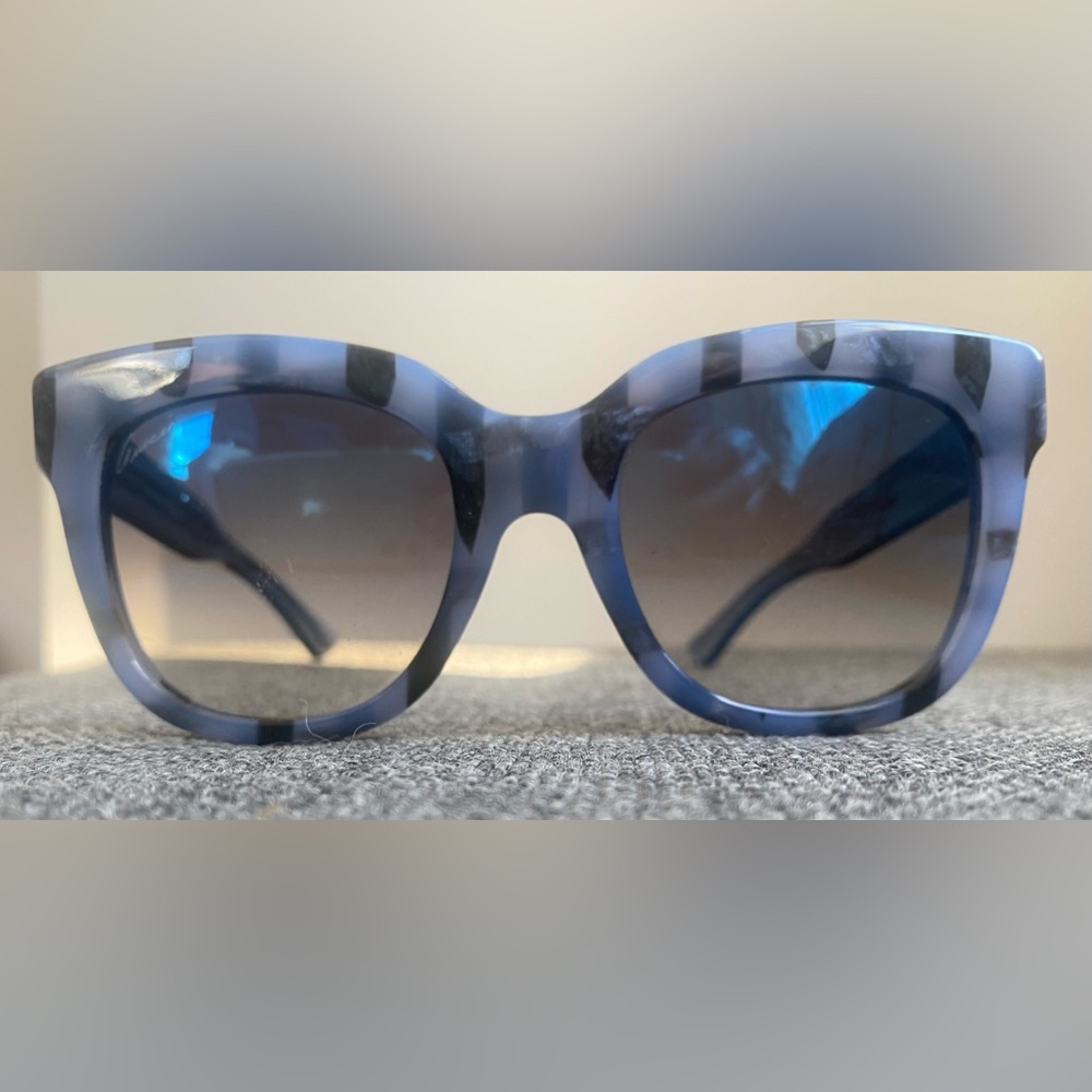 Gucci sunglasses blue mirrored lenses